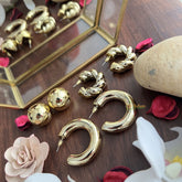 Vriksham Gold Look Alike 3 Pair Earring-G17741